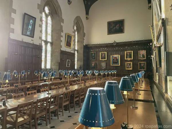 Dinning Hall, Christ Church College, Oxford, UK.